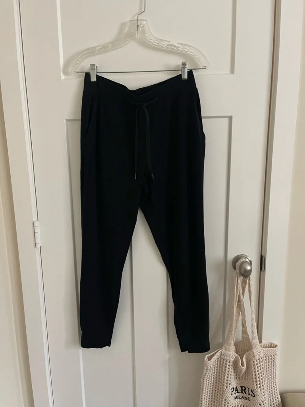 Cozy Earth Black Drawstring Jogger Pants - Picture 1 of 4